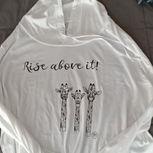 Yes.fit 2X lightweight crop hoodie